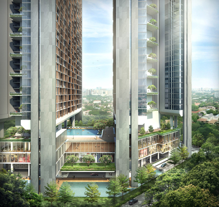 Sky garden – khu vườn treo của Dolphin Plaza
