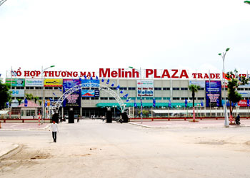 Siêu thị nội thất vật liệu xây dựng Mê Linh Plaza. Ảnh: Hoàng Hà.