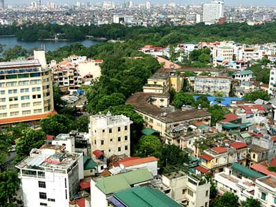 Hà Nội một trong những đô thị có tốc độ phát triển mạnh.