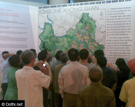 Quy hoạch Hà Nội được đông đảo người dân quan tâm. (Ảnh: Duy Khánh)