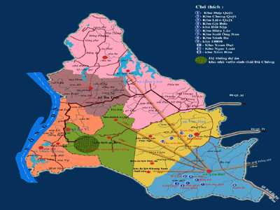Bản đồ huyện Ba Vì.