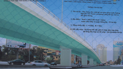 cầu vượt lắp ghép Nguyễn Chí Thanh