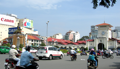 phố đi bộ Sài Gòn