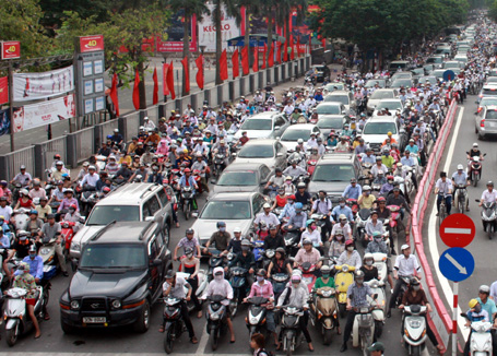 ùn tắc giao thông Hà Nội