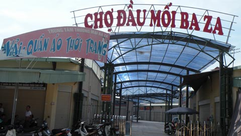 hoang tàn chợ đầu mối