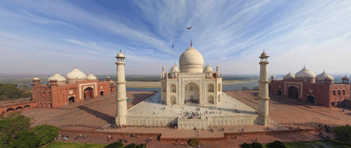 Kiến trúc đền Taj Mahal nổi tiếng