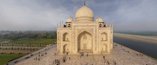 Kiến trúc đền Taj Mahal nổi tiếng
