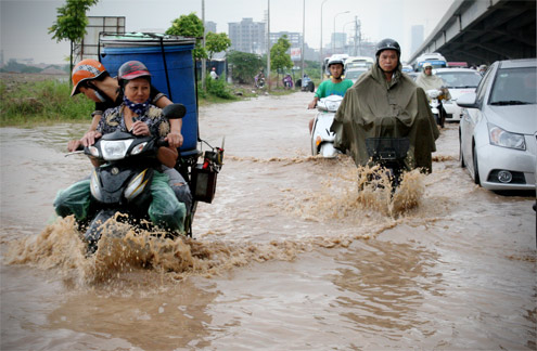 Hà Nội mưa ngập