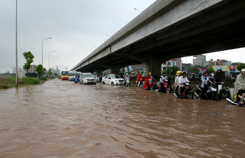 Hà Nội mưa ngập