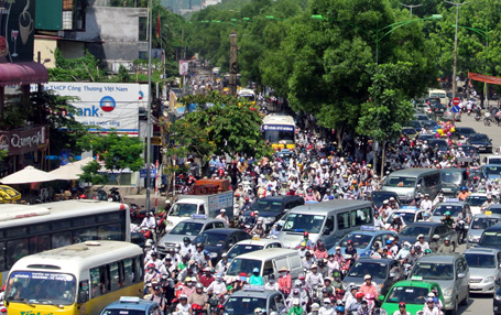 Hà Nội ùn tắc