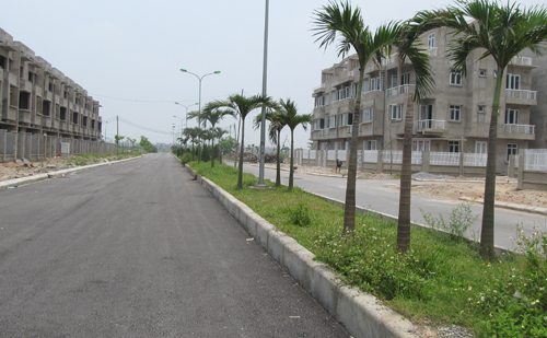 Khu đô thị mới Vân Canh đang trong quá trình hoàn thiện