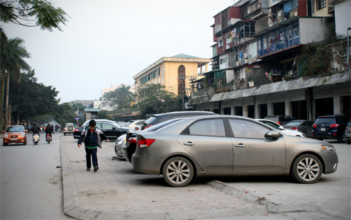 bãi đỗ xe Hà Nội