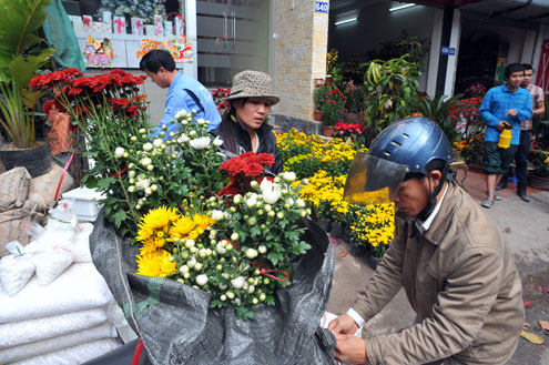 chợ hoa Tết