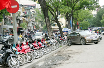 Hà Nội cấm đỗ xe