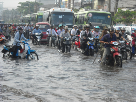 lún đất TP HCM