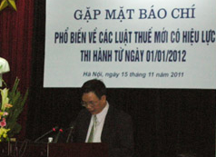 Phạm Đình Thi, Phó vụ trưởng Vụ chính sách thuế