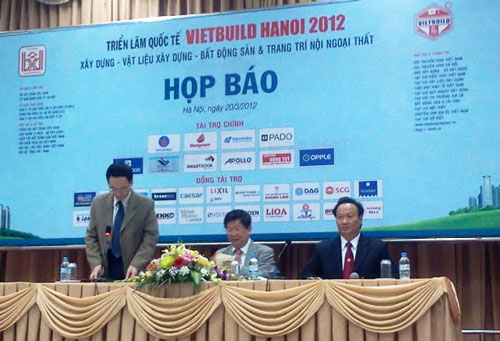 Vietbuild Hà Nội 2012 quy mô 1350 gian hàng