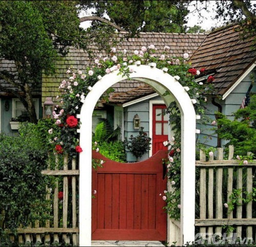 thiết kế cổng nhà đẹp đơn giản dễ làm tại nhà