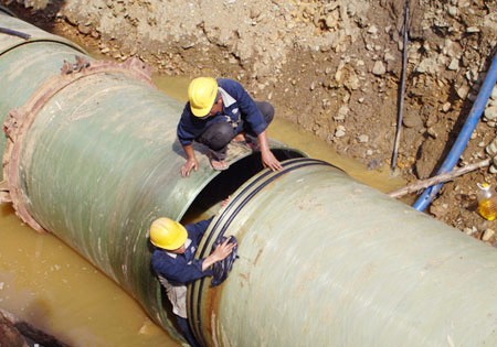 Đường ống dẫn nước sông Đà số 2 sắp được triển khai