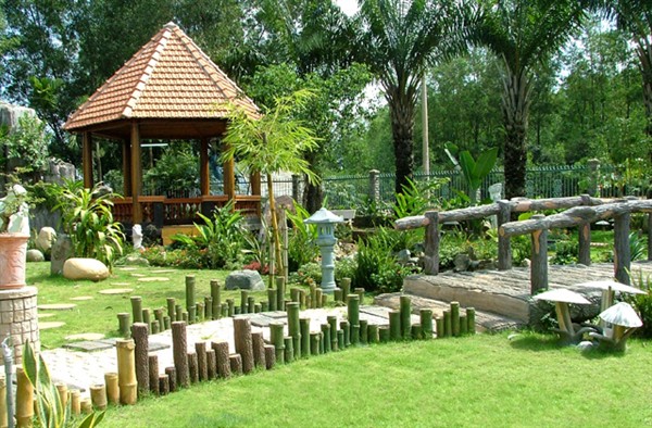 Phong thủy nhà vườn và sân vườn
