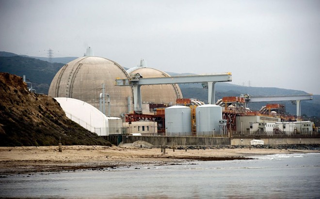 Lò phản ứng hạt nhân ở San Onofre, bang California, Mỹ
