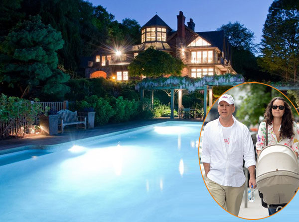Căn biệt thự của Bruce Willis rộng gần 57.0002 tại Bedford, New York.