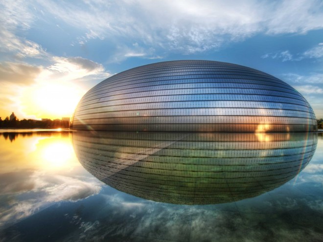 Kiến trúc độc đáo của Trung tâm biểu diễn nghệ thuật quốc gia tại Bắc Kinh