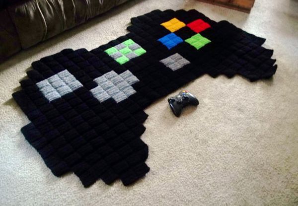 Tấm thảm kiểu này rất thích hợp cho những người mê game hoặc một phòng game. 