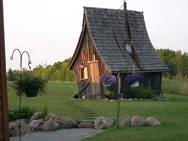 ​Căn nhà gỗ được thiết kế theo phong cách Rustic