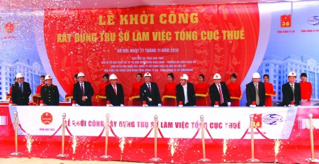 Trụ sở làm việc của Tổng cục Thuế chính thức được khởi công