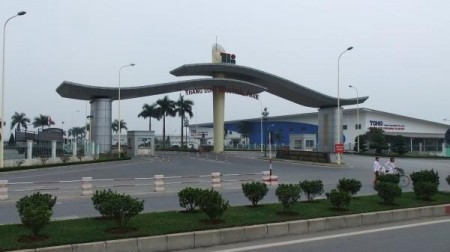 Hình ảnh khu công nghiệp Bắc Thăng Long.