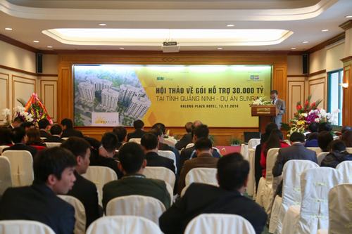 Hội thảo về Gói hỗ trợ cho vay mua nhà 30 nghìn tỷ đồng tại tỉnh Quảng Ninh diễn ra ngày 13/12.
