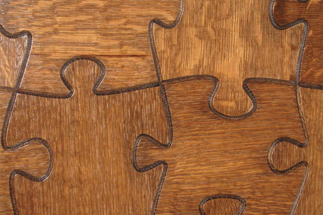 Sàn gỗ xếp hình sẽ tạo nên nét độc đáo, sáng tạo cho ngôi nhà.