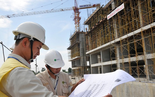 Giá trị sản xuất của ngành xây dựng năm 2014 có nhiều khởi sắc.