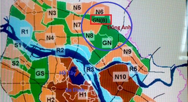 Phân khu đô thị GN phía Bắc sông Hồng được phê duyệt quy hoạch.