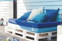 Độc đáo sofa sang từ pallet gỗ