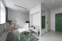 Căn hộ siêu nhỏ được thiết kế theo phong cách tối giản nhưng vẫn tiện nghi và bắt mắt