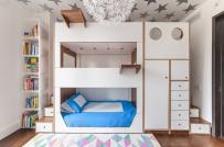 Thích mê với thiết kế giường 3 tầng dành cho gia đình có nhiều con nhỏ