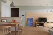 Vẻ đẹp thân thiện bên trong căn hộ được thiết kế theo phong cách tối giản