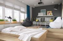 Những mẫu phòng ngủ hiện đại, đa năng sử dụng cây xanh làm điểm nhấn