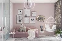 9 mẫu phòng ngủ bé gái có thiết kế độc đáo với sắc hồng - trắng ngọt ngào