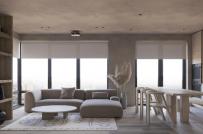 Thiết kế nội thất Wabi-Sabi ấn tượng trong căn hộ hiện đại