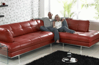 Lựa chọn sofa da phong cách hiện đại
