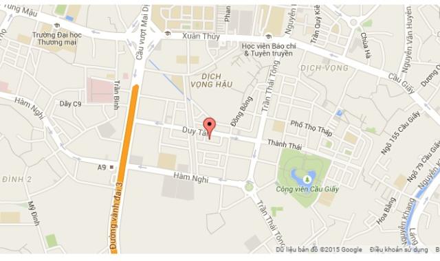 Cho thuê văn phòng tòa nhà Việt Á, Duy Tân, Cầu Giấy, HN