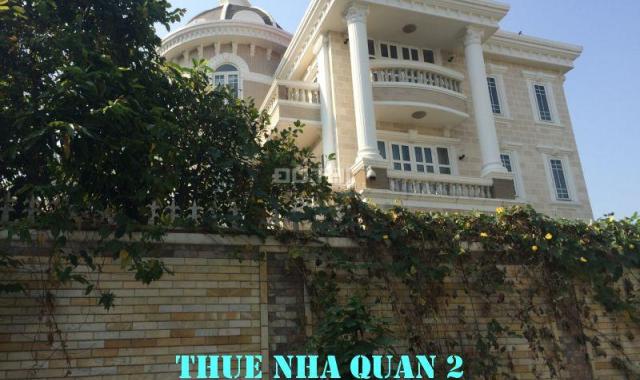 Cho thuê gấp Villa Quận 2 Nguyễn Văn Hưởng 340m2, ~ 52 triệu/tháng (0909246874)