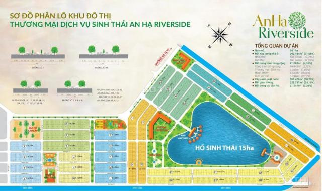 Mở bán 2 lô liền kề cuối cùng của dự án An Hạ Riverside, SH riêng, xây dựng tự do, CK ngay 5%