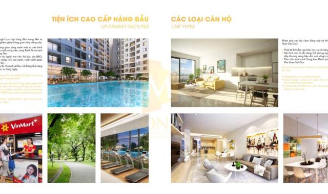 CK ngay 6% - căn hộ M - One Nam Sài Gòn - 2PN chỉ 1.5 tỷ - TT Q. 7