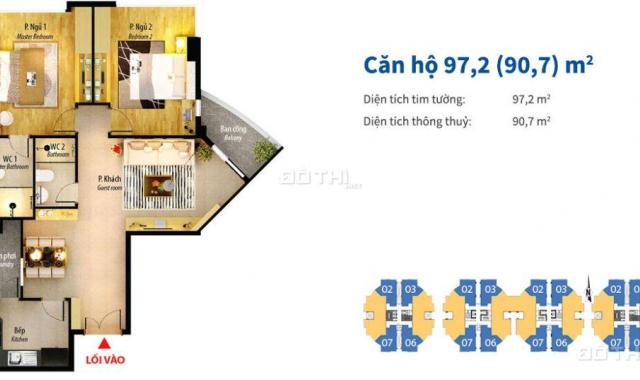 Cho thuê căn hộ Him Lam Chợ Lớn, Quận 6, DT 97m2, nội thất cơ bản, ban công rộng. LH 0937 027 265