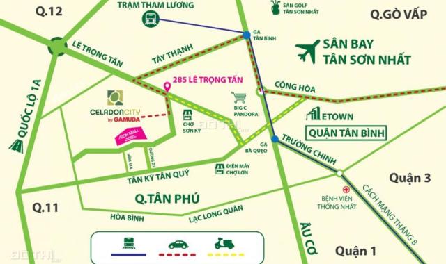 Celadon City Q. Tân Phú - Mở bán căn hộ chỉ từ 1 tỷ - 1.3 tỷ đã VAT, 1-2PN (49-55.9m2)
