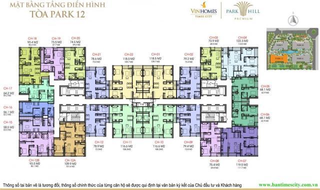 Park 12 Park Hill Premium – cơ hội đầu tư căn hộ cho thuê tại Vinhomes Times City